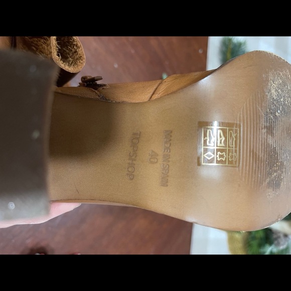 Topshop magnificent sock Leather Ankle Boots - Picture 11 of 11